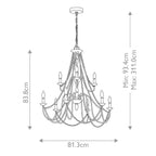 Maryville 9 Light Chandelier