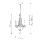 Nori 3 Light Chandelier