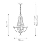 Nori 4 Light Chandelier