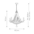 Nori 6 Light Chandelier