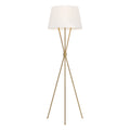 Penny 1 Light Floor Lamp - Burnished Brass