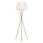 Penny 1 Light Floor Lamp - Burnished Brass