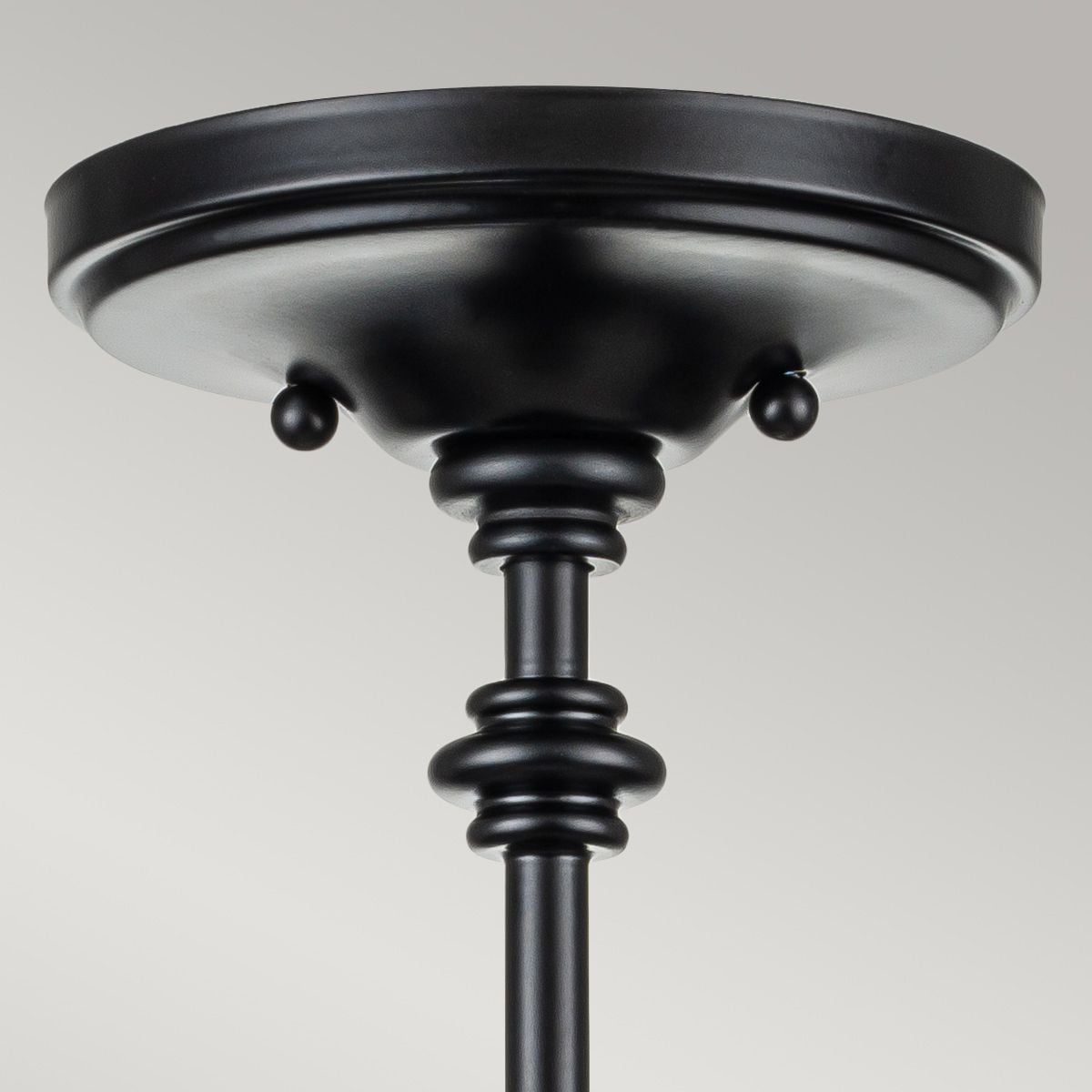 Pickering Lane 3lt Semi-Flush - Black