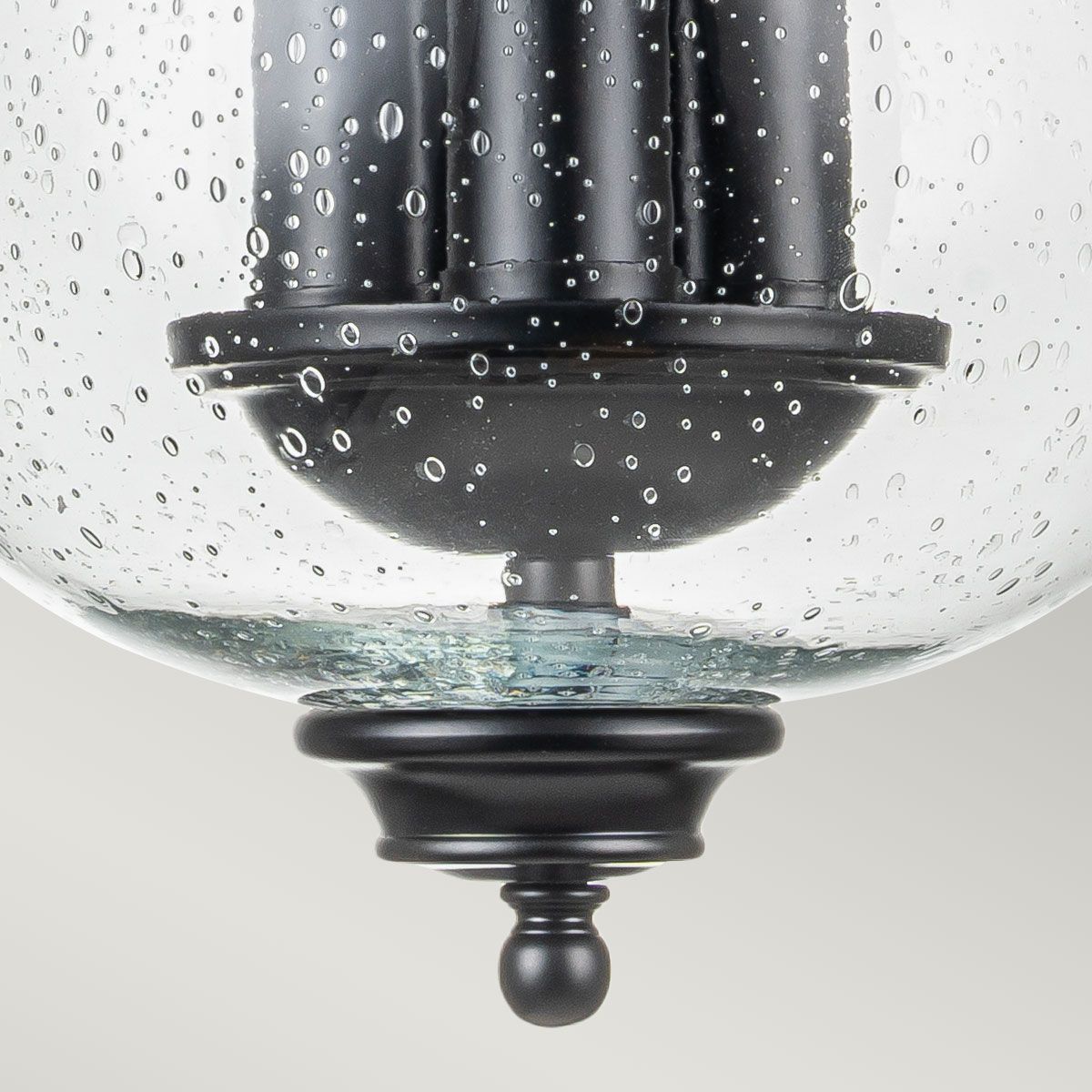 Pickering Lane 3lt Semi-Flush - Black