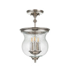 Pickering Lane 3lt Semi-Flush - Polished Nickel