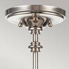 Pickering Lane 3lt Semi-Flush - Polished Nickel