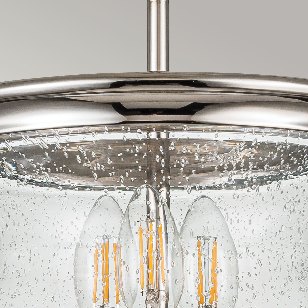 Pickering Lane 3lt Semi-Flush - Polished Nickel
