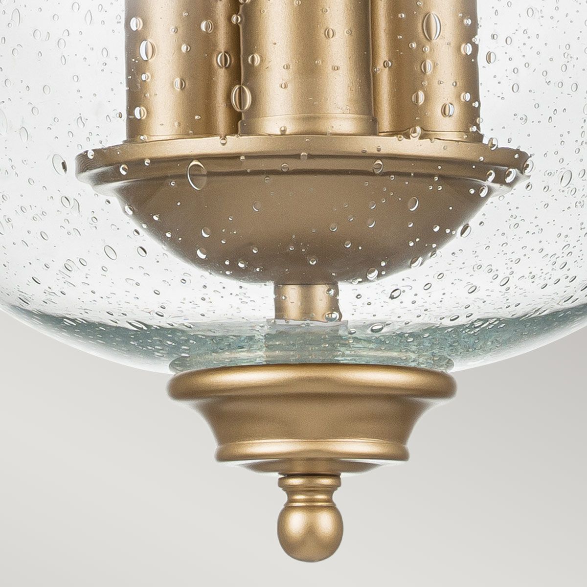 Pickering Lane 3lt Semi-Flush - Painted Natural Brass