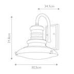 Redding Station 1 Light Medium Wall Lantern