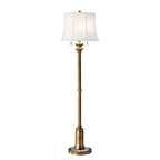 Stateroom 2 Light Floor Lamp - Bali Brass