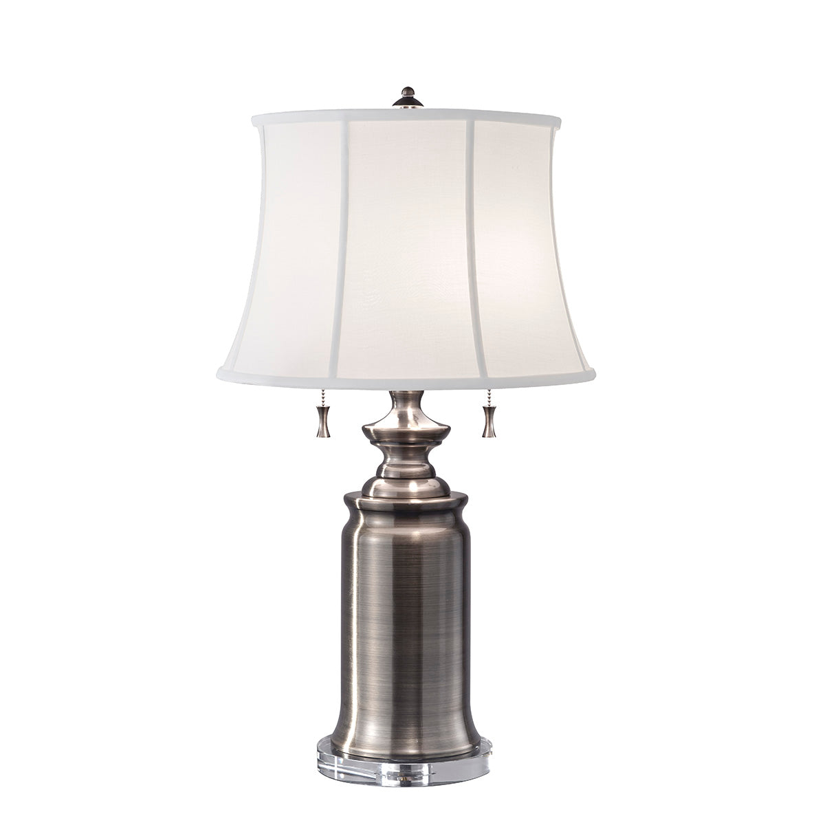Stateroom 2 Light Table Lamp - Antique Nickel