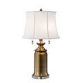 Stateroom 2 Light Table Lamp - Bali Brass