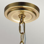 Tabby 1 Light Mini Pendant Burnished Brass