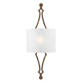 Tilling 1 Light Wall Light - Distressed Gold Leaf