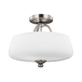 Vintner 3-Light Transitional Semi-Flush Mount Ceiling Light