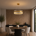 PERSEUS 400 Crystal LED Ring Pendant