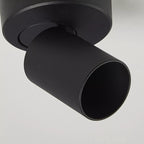 Lyra 1 Round GU10 Spotlight Matt Black