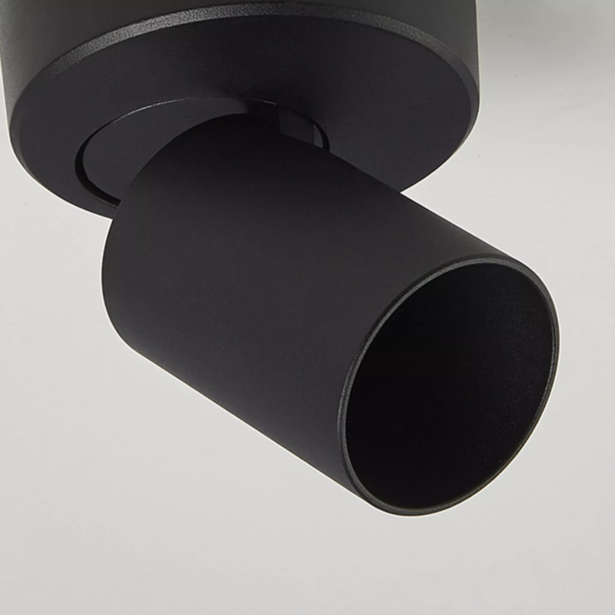 Lyra 1 Round GU10 Spotlight Matt Black