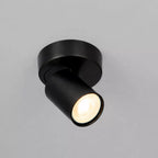 Lyra 1 Round GU10 Spotlight Matt Black