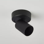 Lyra 1 Round GU10 Spotlight Matt Black