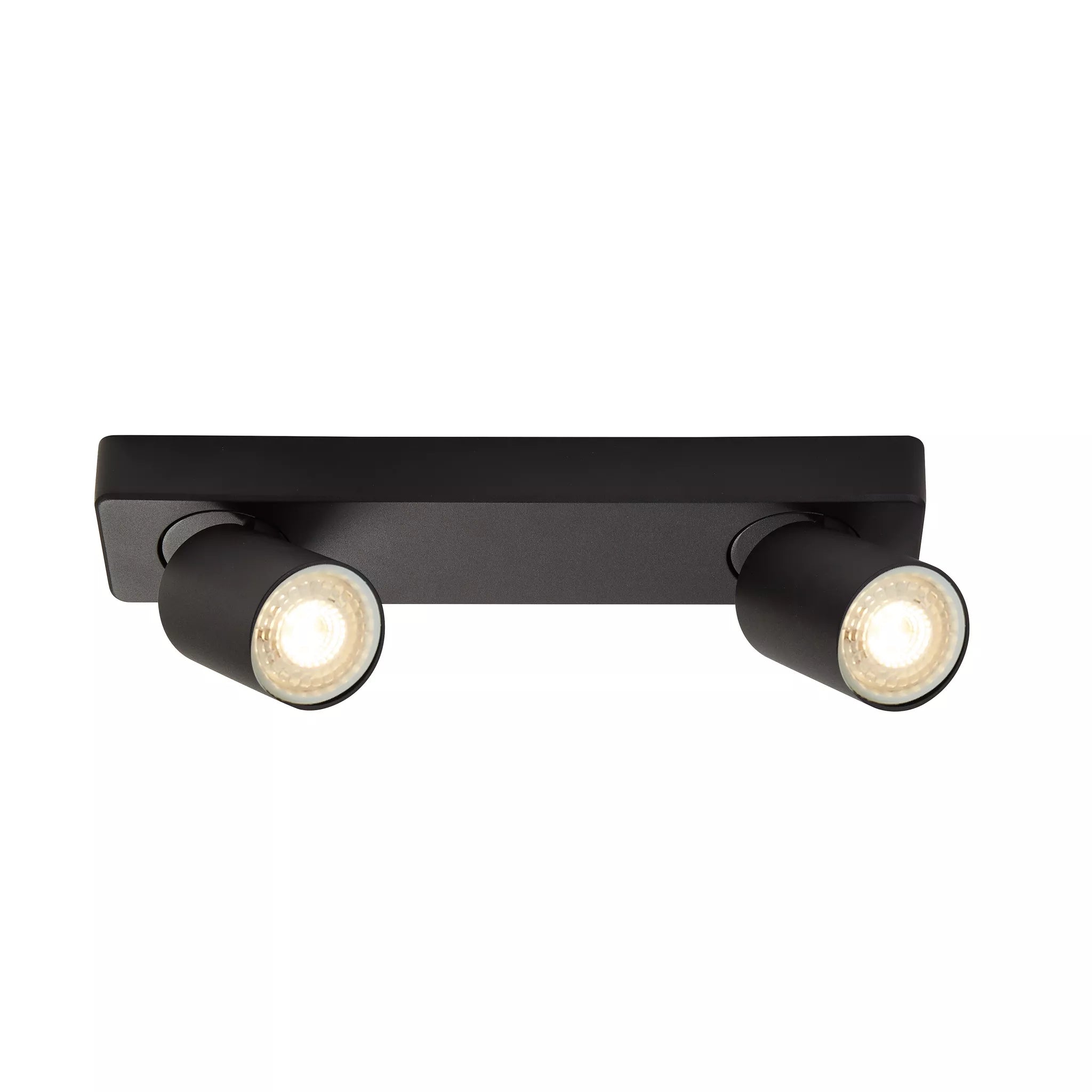 Lyra 2 Round GU10 Spotlight Matt Black