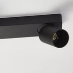 Lyra 2 Round GU10 Spotlight Matt Black