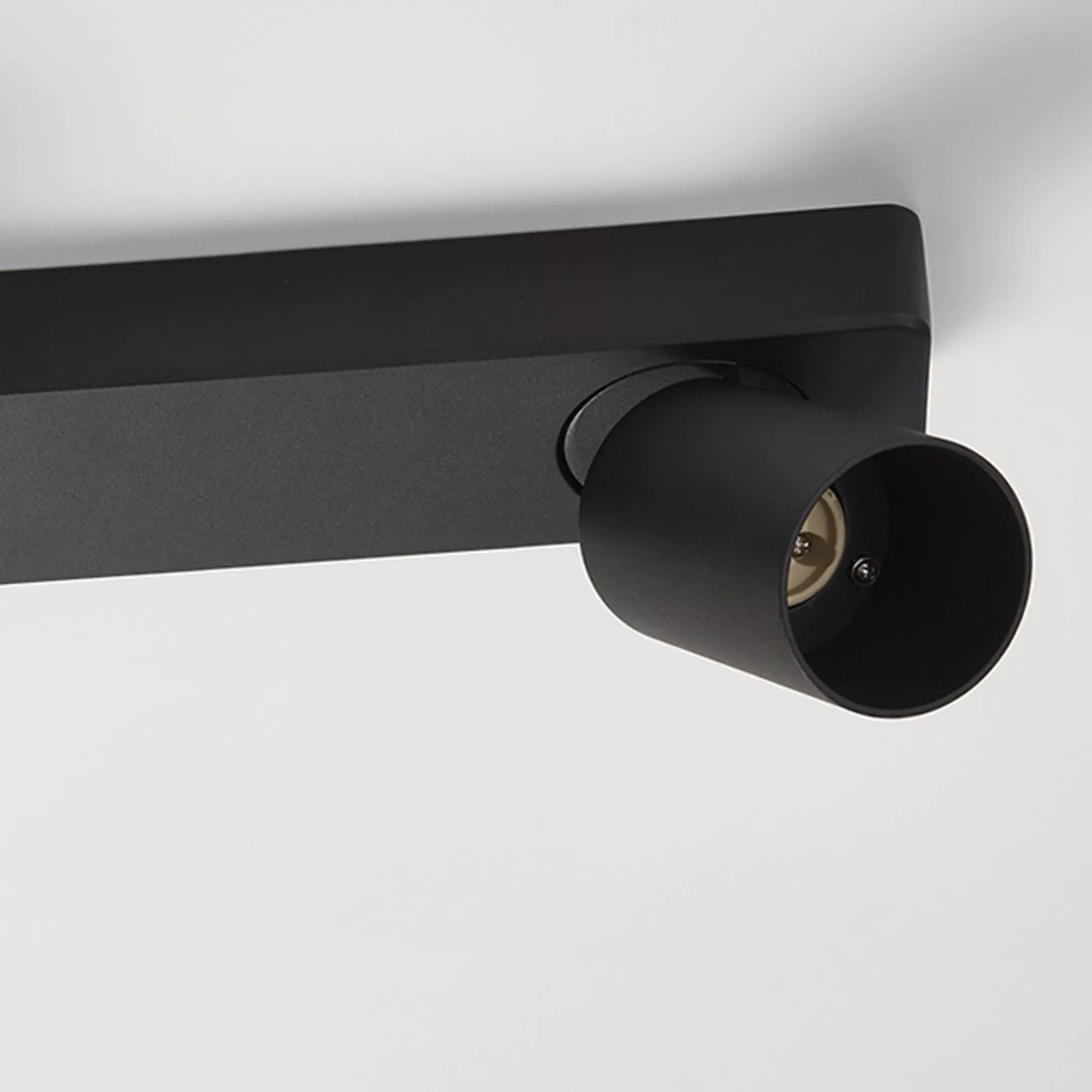 Lyra 2 Round GU10 Spotlight Matt Black