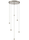 Perry / Galaxy  6 Light Satin Nickel Spreader only