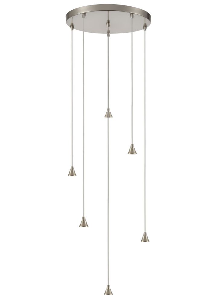 Perry / Galaxy  6 Light Satin Nickel Spreader only