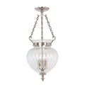 Finsbury Park Polished Nickel Pendant Light (Medium)