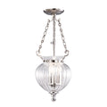 Finsbury Park Polished Nickel Pendant Light (Small)