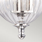 Finsbury Park Polished Nickel Pendant Light (Small)