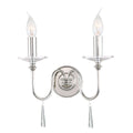 Finsbury Park 2-Light Polished Nickel Wall Light