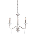 Finsbury Park 3-Light Polished Nickel Chandelier