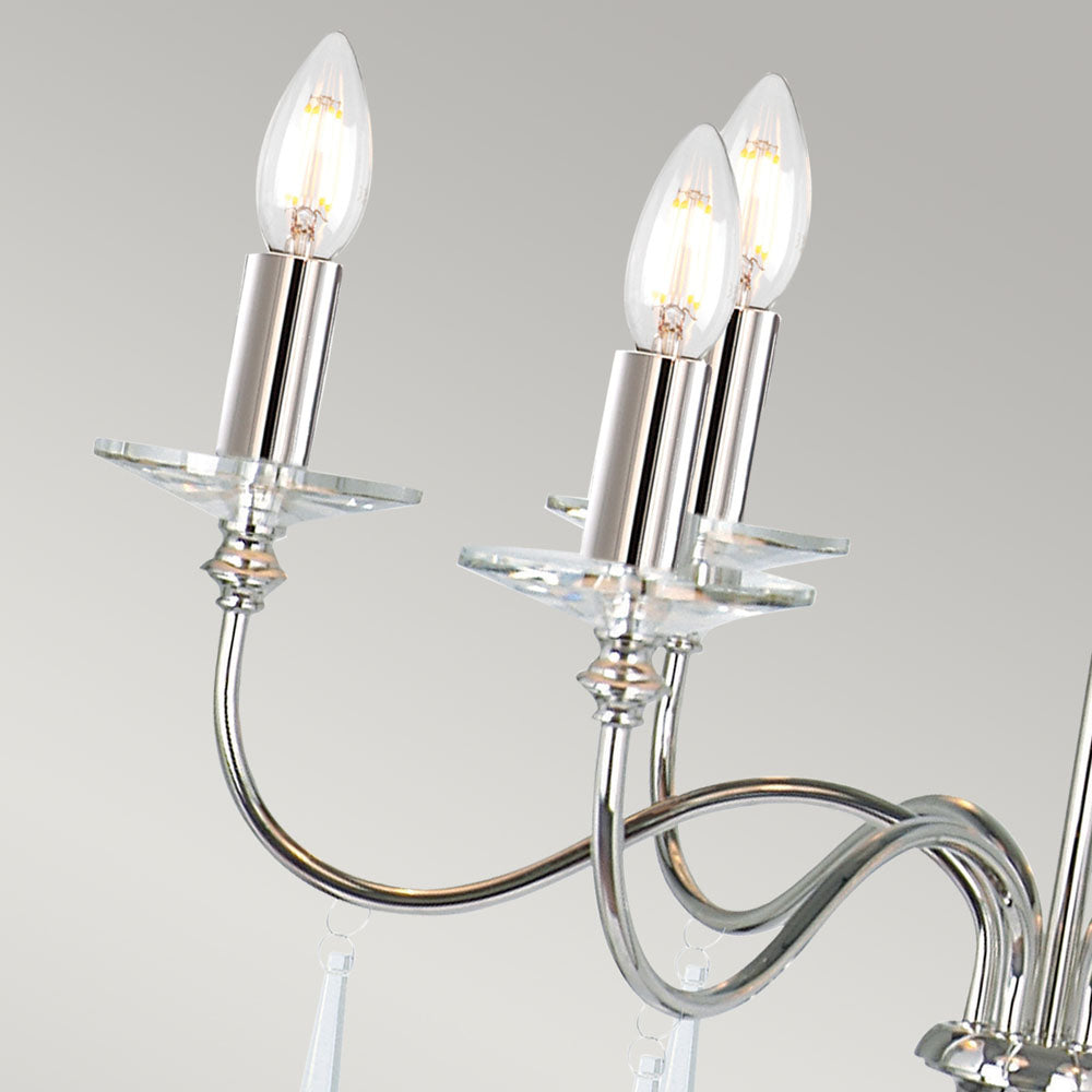 Finsbury Park 6-Light Polished Nickel Chandelier