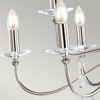 Finsbury Park 9-Light Polished Nickel Chandelier