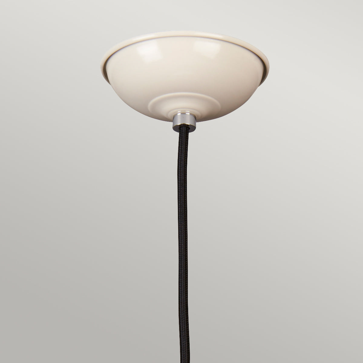 Cream Retro Diner Pendant Light - Franklin