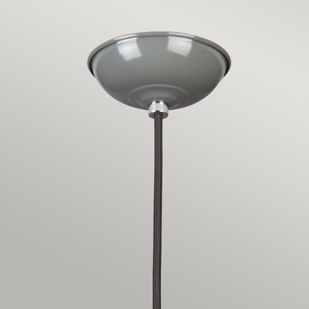 Grey Retro Diner Pendant Light - Franklin