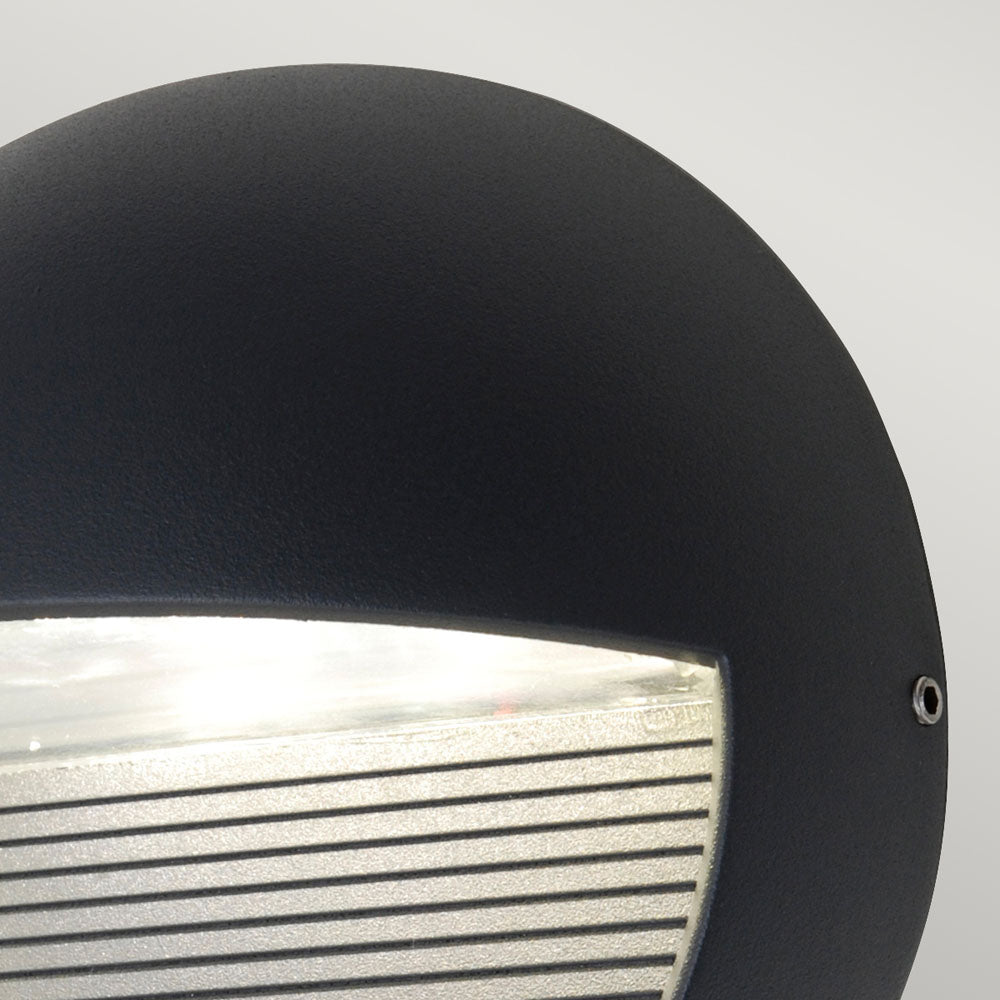Freyr Graphite Round LED Wall Light