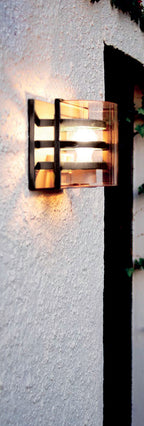 Graphite Wall Light with Bold Bars - Frida
