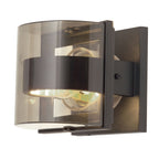 Small Graphite Wall Light with Bold Bars - Frida