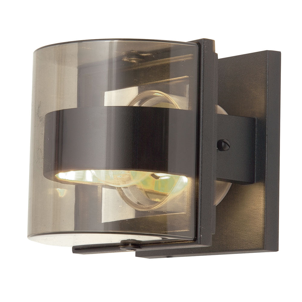 Small Graphite Wall Light with Bold Bars - Frida