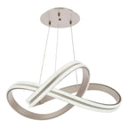 Gavino Pendant Brushed Silver LED