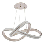 Gavino Pendant Brushed Silver LED