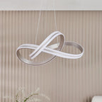 Gavino Pendant Brushed Silver LED