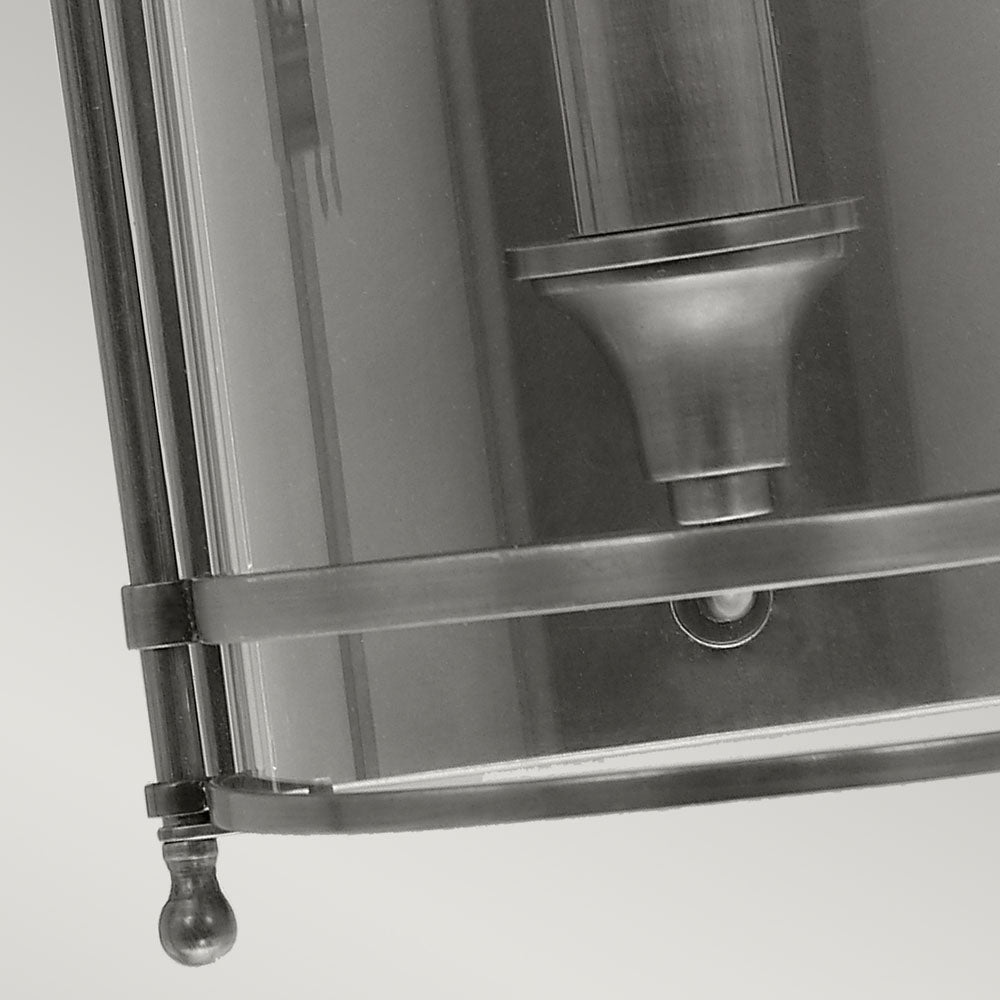 Polished Nickel Wall Light - Guildhall (Georgian Design)