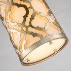 Arabella 1-Light Adjustable Pendant (Distressed Gold)