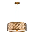 Arabella 3-Light Adjustable Pendant (Distressed Gold)