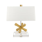 Jackson Square 1-Light Table Lamp (Distressed Gold)
