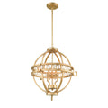 Lemuria 3-Light Globe Pendant (Distressed Gold)